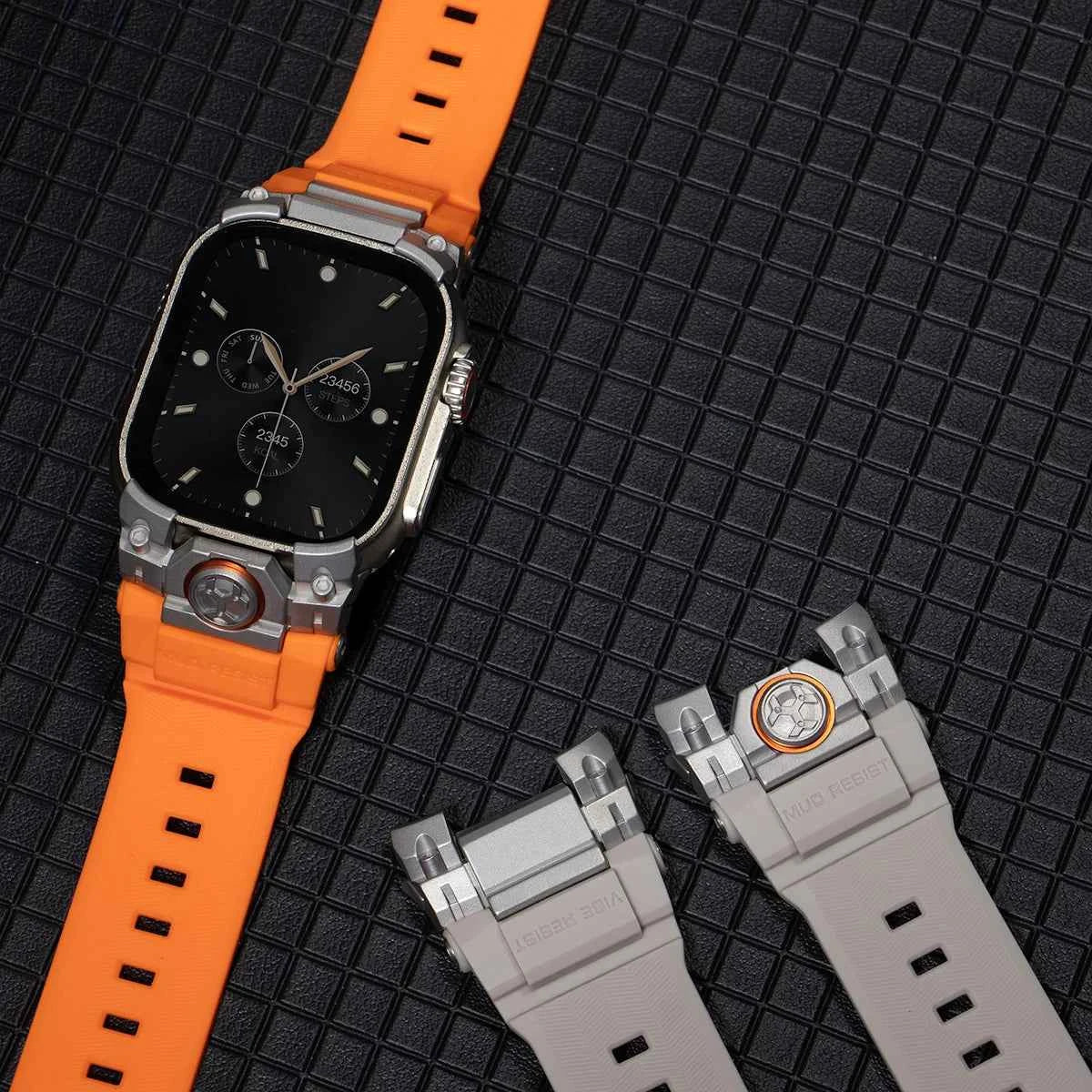 Luxury Sport Silicone Strap for Apple Watch Ultra 3/2/1 49mm