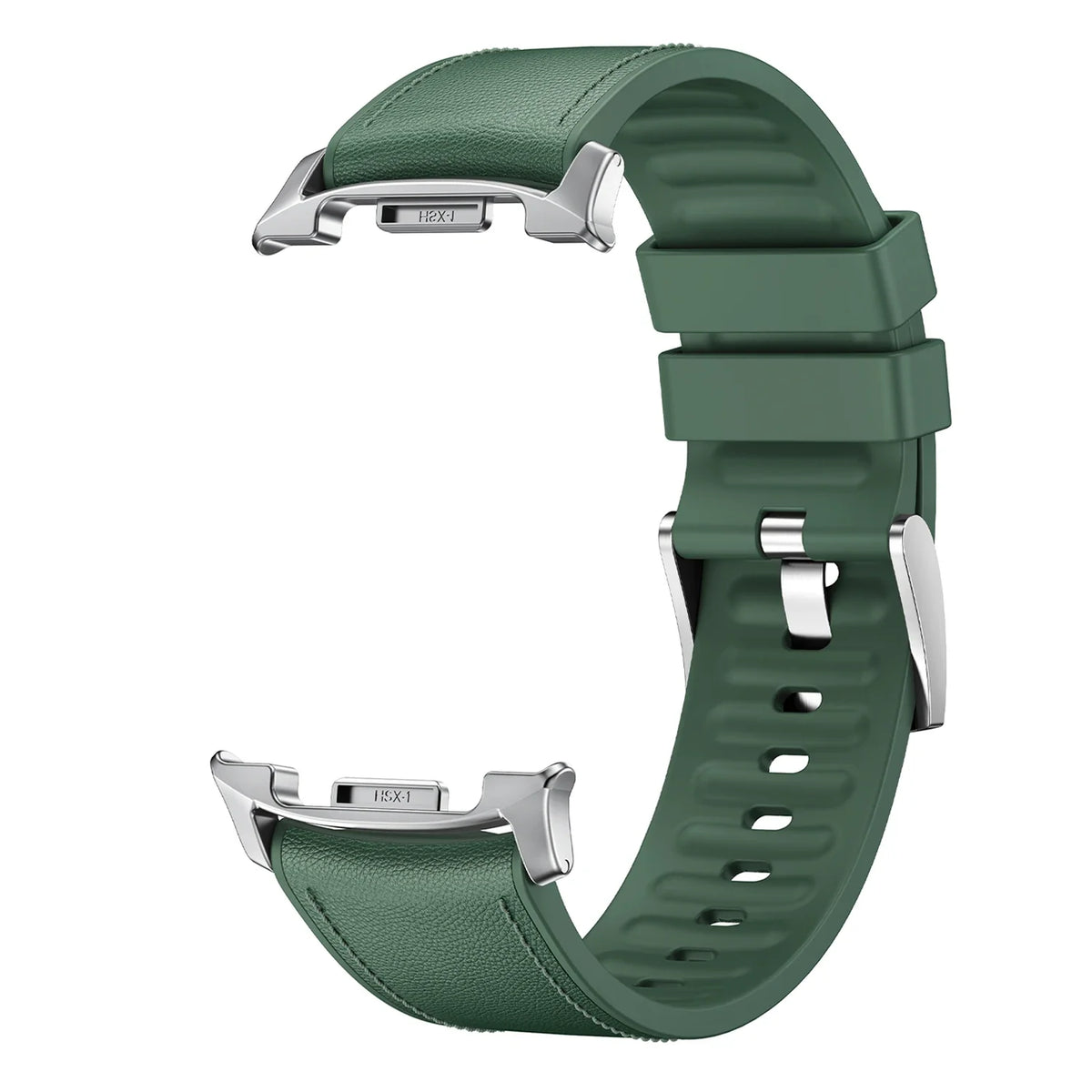 Samsung Galaxy Watch Leather Silicone Band | Watch 9 & 8 40mm 44mm / Watch 8 Classic 46mm Connector Strap