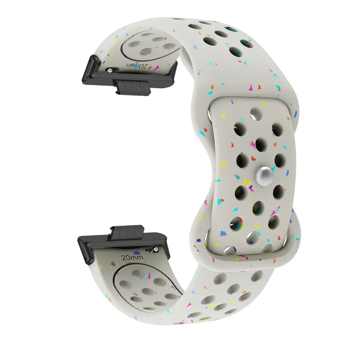 Sport Silicone Watch Band for Huawei Watch Fit 3 / Fit 2 / Fit 1 – Stamp Pattern