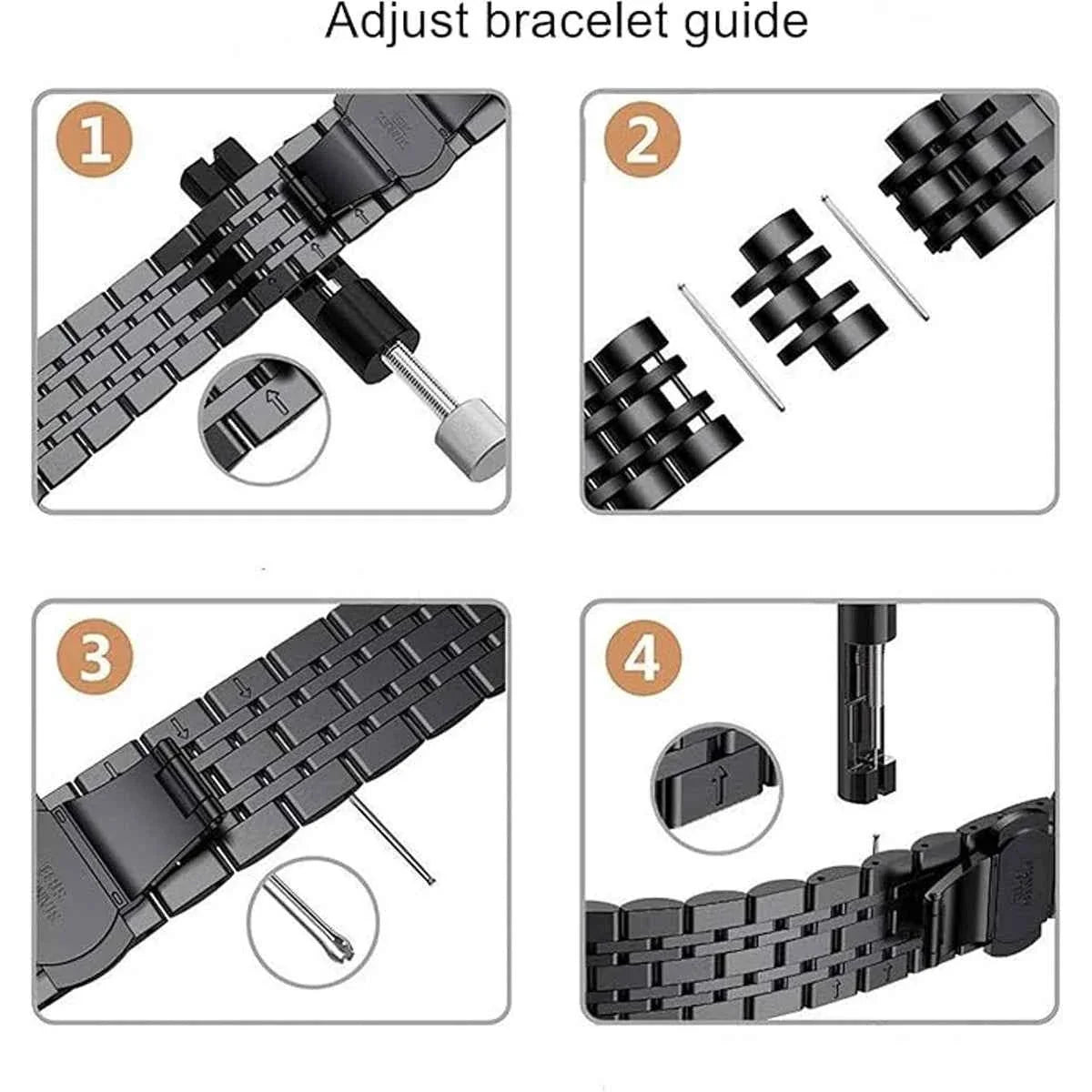 Stainless Steel Band for Huawei Watch Fit 3 / Fit 2 / Fit 1