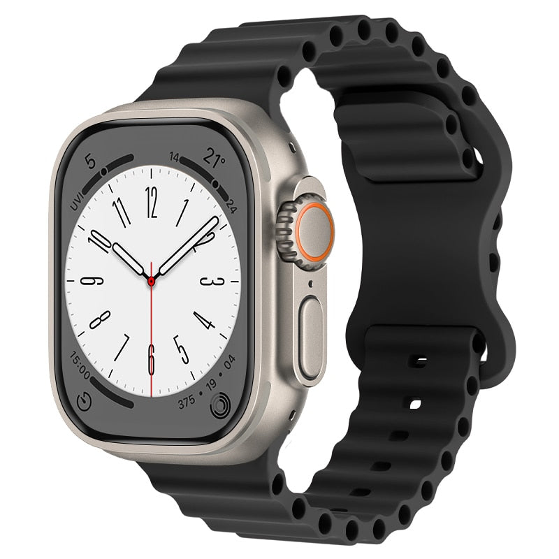 Ocean Apple Watch Band | Universal Fit for All Series (4-11/SE/Ultra) - Waterproof Sport Strap