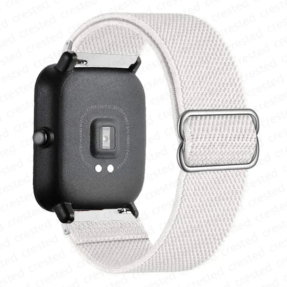 Amazfit Balance, GTR, GTS & Bip Stretch Nylon Loop Band, Slide Buckle