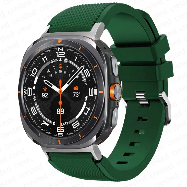Samsung Galaxy Silicone Sport Watch Band - 20mm/Ultra+Ultra2