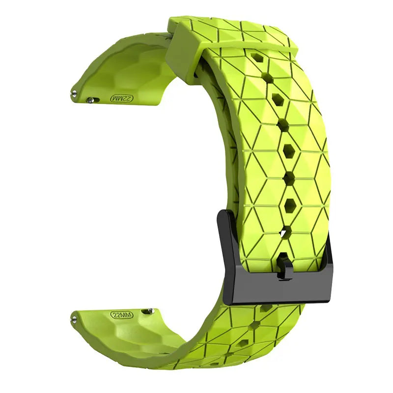 Motorola Moto Watch Geometric Silicone Band with Black Buckle