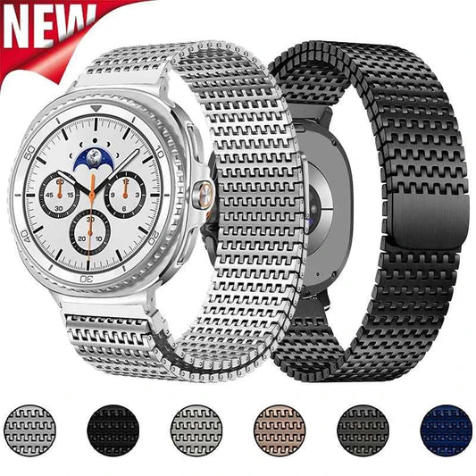 Magnetic Stainless Steel Band for Galaxy Watch 8 & 8 Classic, Ultra 47mm