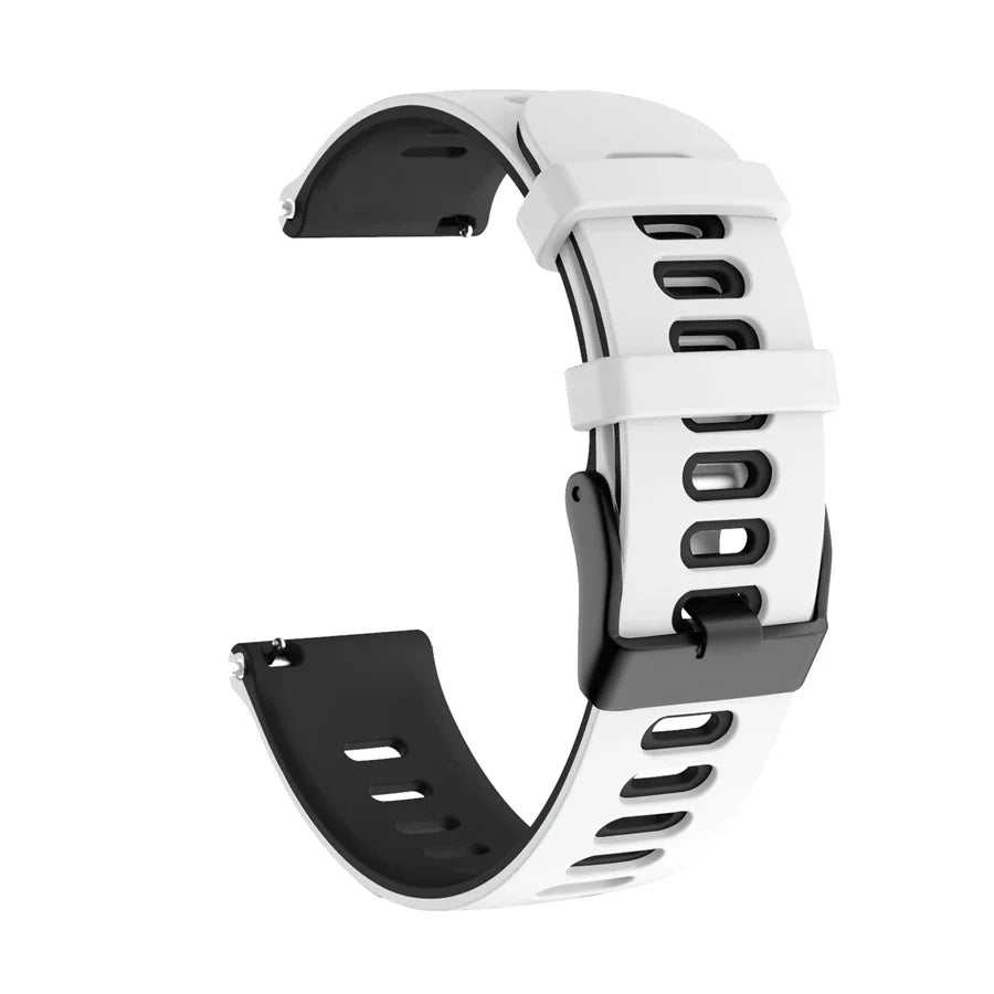 OnePlus Watch Two-Tone Silicone Band with Air Holes, Pin Buckle