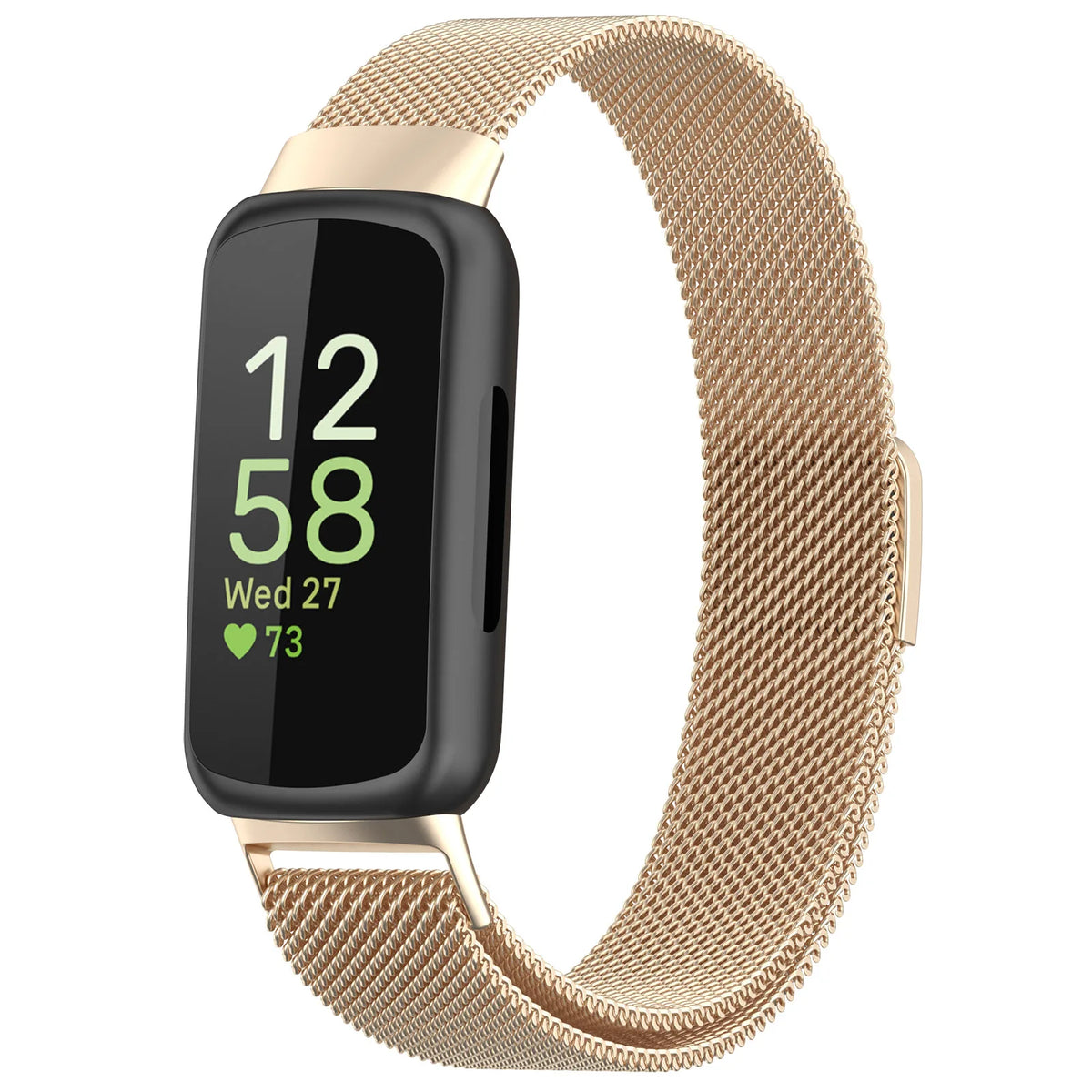 Fitbit Inspire 3 Magnetic Milanese Mesh Band, 7 Finishes