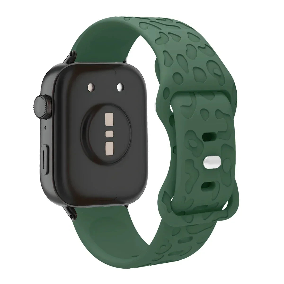 Leopard Engraved Silicone Watch Band for Huawei Watch Fit 4 / 4 Pro / Fit 3 / Fit 2