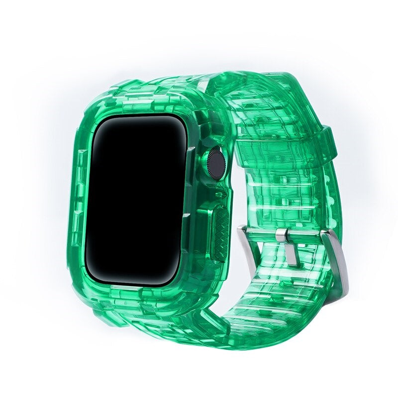Apple Watch Silicon Band+Case - Stylish Protection for Your Device