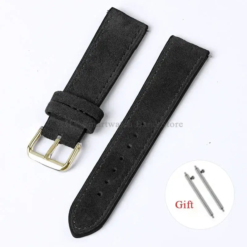 Amazfit Balance, GTR, GTS & Bip Vintage Suede Leather Band
