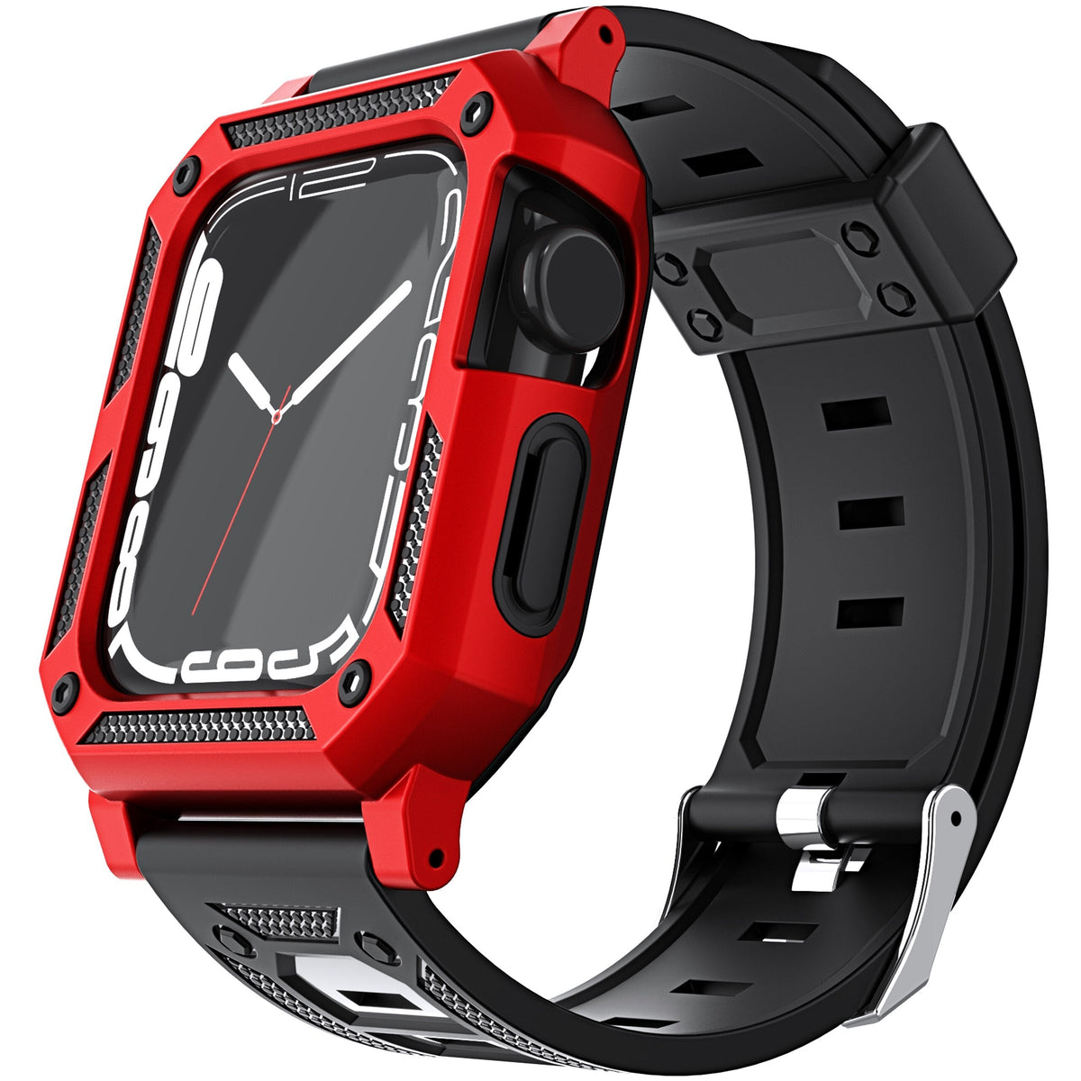 Silicone Strap For Apple Watch Band+Case