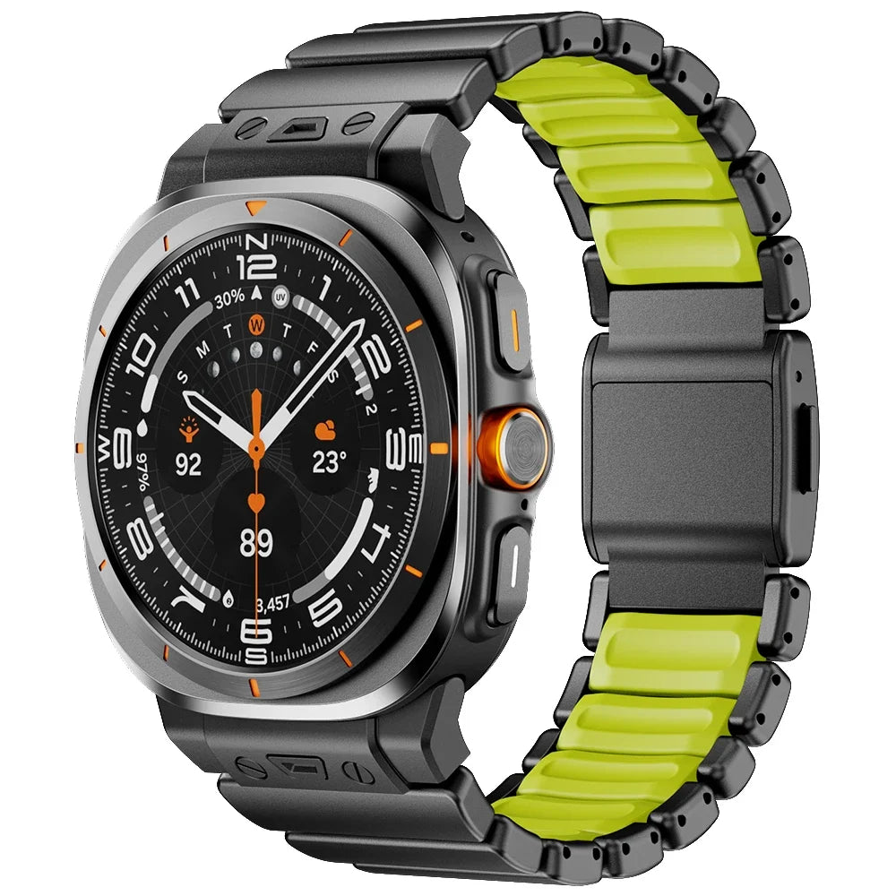 Samsung Galaxy Watch Ultra & Ultra 2 Metal & Silicone Link Band