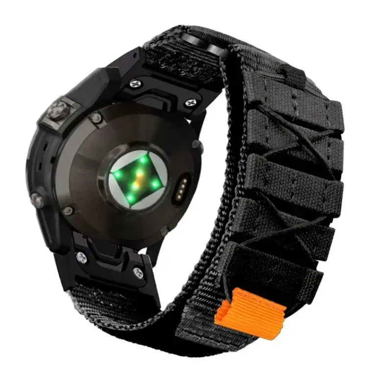 Garmin QuickFit 22/26mm Crisscross Nylon Band with Steel Buckle