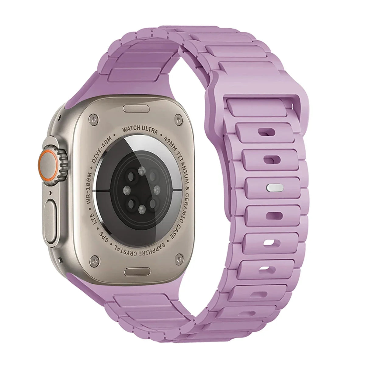 Silicone Strap for Apple Watch Ultra 3/2/1 49mm – Series 11/10/9/8/7/6/SE/5/4 46/45/44/42/41/40mm