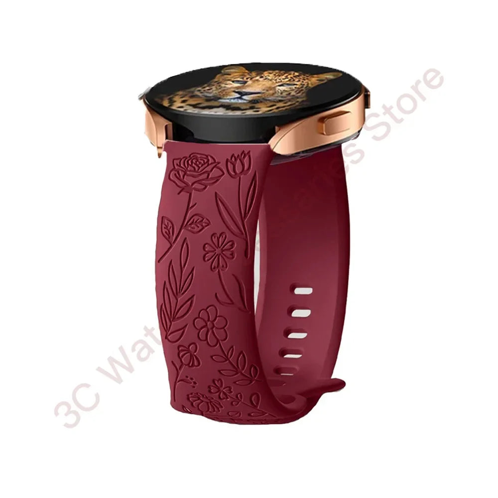 OnePlus Watch Rose Engraved Silicone Band