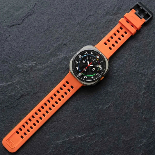 Silicone Sport Band for Samsung Galaxy Watch Ultra 2 & Ultra 2025 47mm | Replacement Strap
