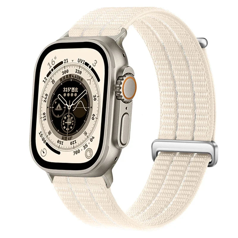 Nylon Weave Sport Band for Apple Watch Series 1-12, SE & Ultra 1/2/3/4