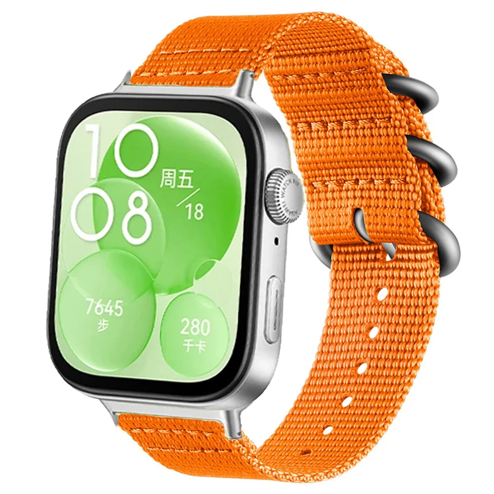 Nylon Fabric Sport Band for Huawei Watch Fit 3 / Fit 2 / Fit 1