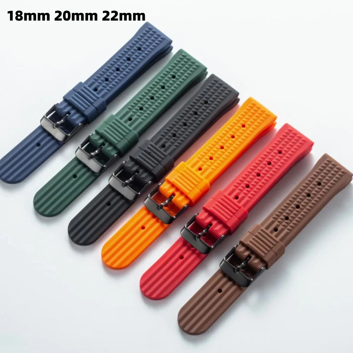 Suunto Race, Vertical & 9 Peak FKM Rubber Waffle Band