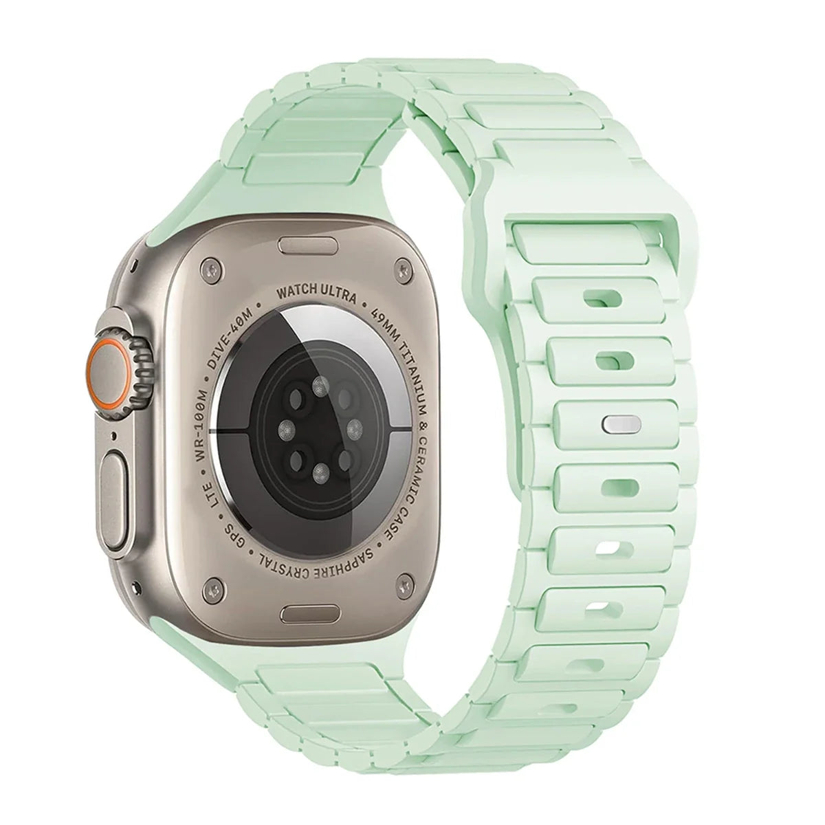 Silicone Strap for Apple Watch Ultra 3/2/1 49mm – Series 11/10/9/8/7/6/SE/5/4 46/45/44/42/41/40mm