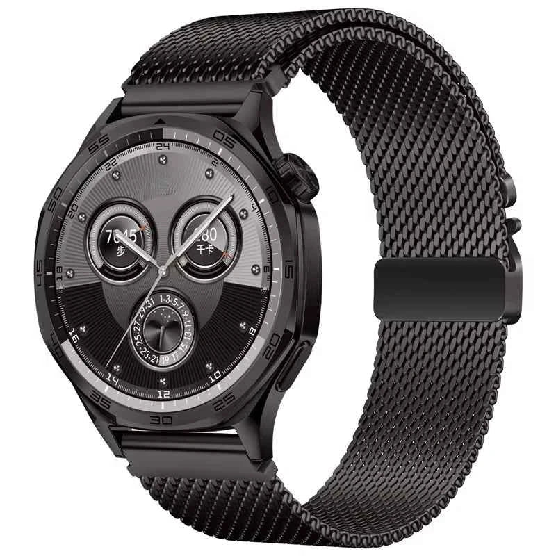 Metal Parachute Buckle Watch Strap – 20mm/22mm | Huawei GT5/GT4/GT3 & Samsung Galaxy