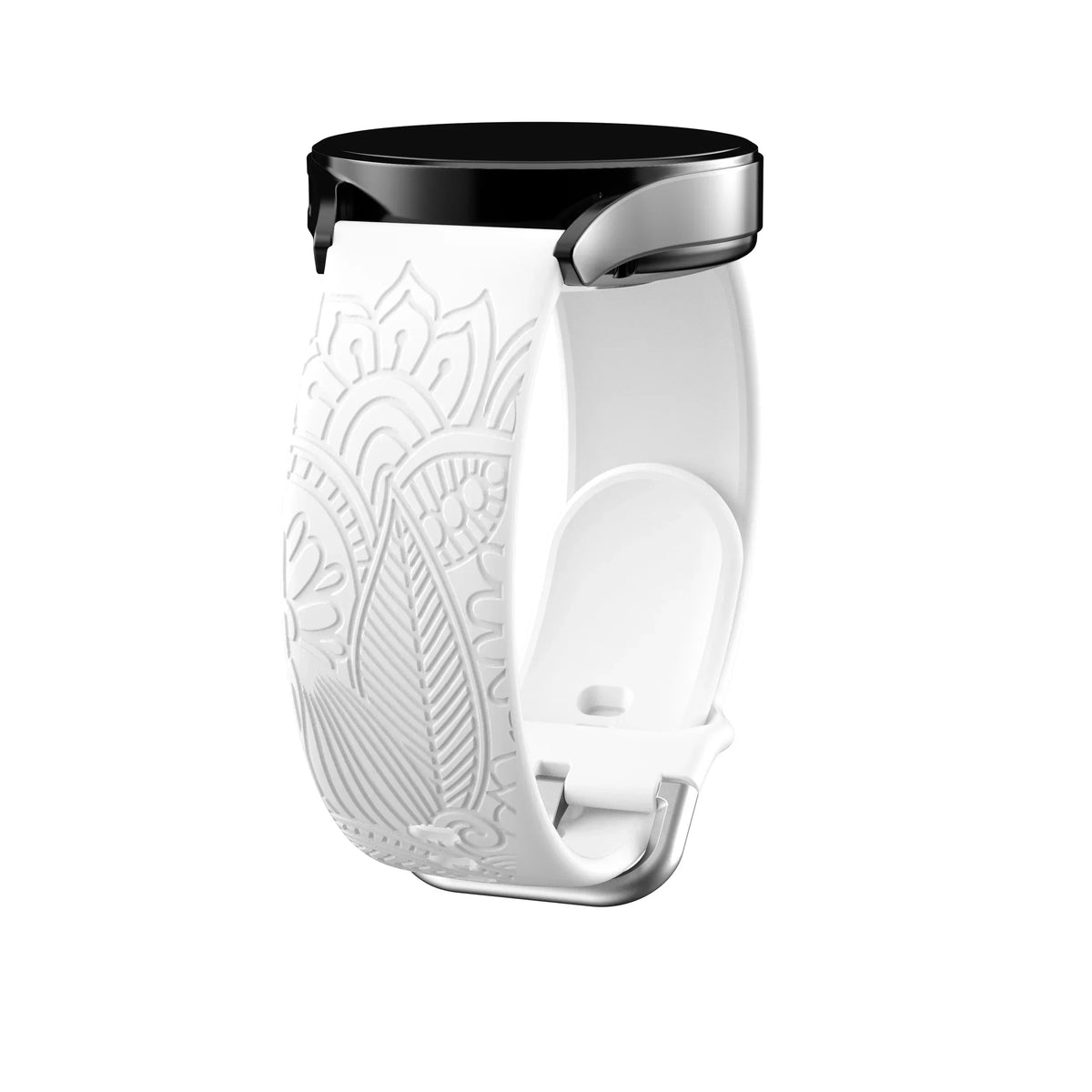 Motorola Moto Watch Engraved Mandala Silicone Band