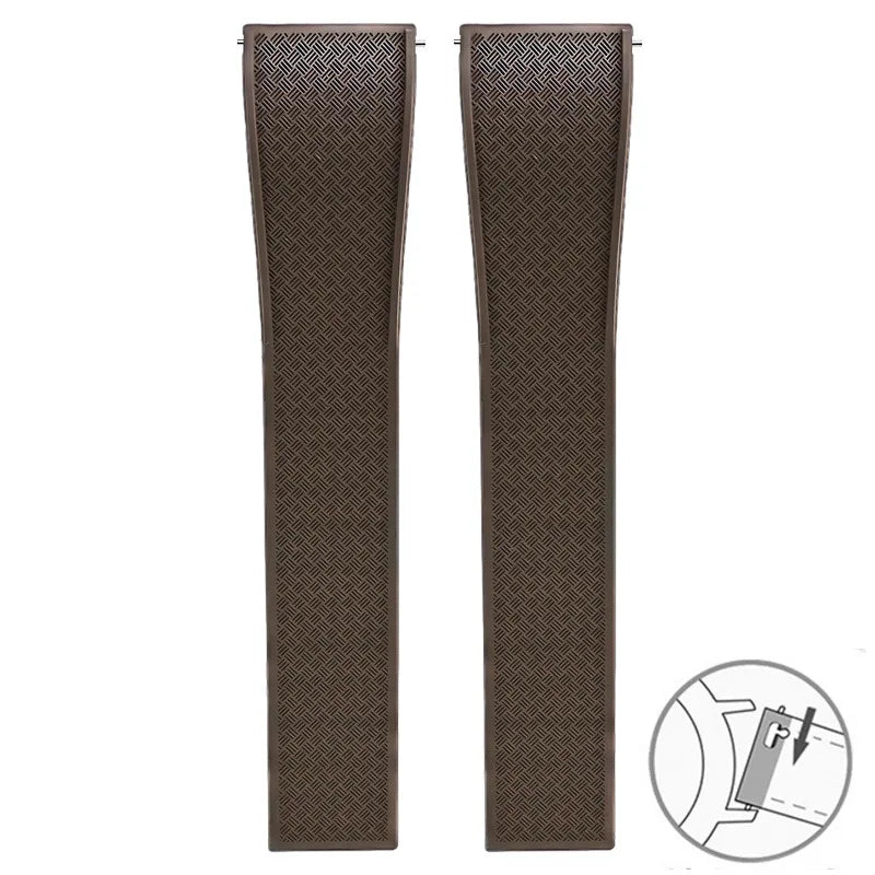 Polar Vantage, Grit X & Ignite FKM Rubber Band with Folding Clasp