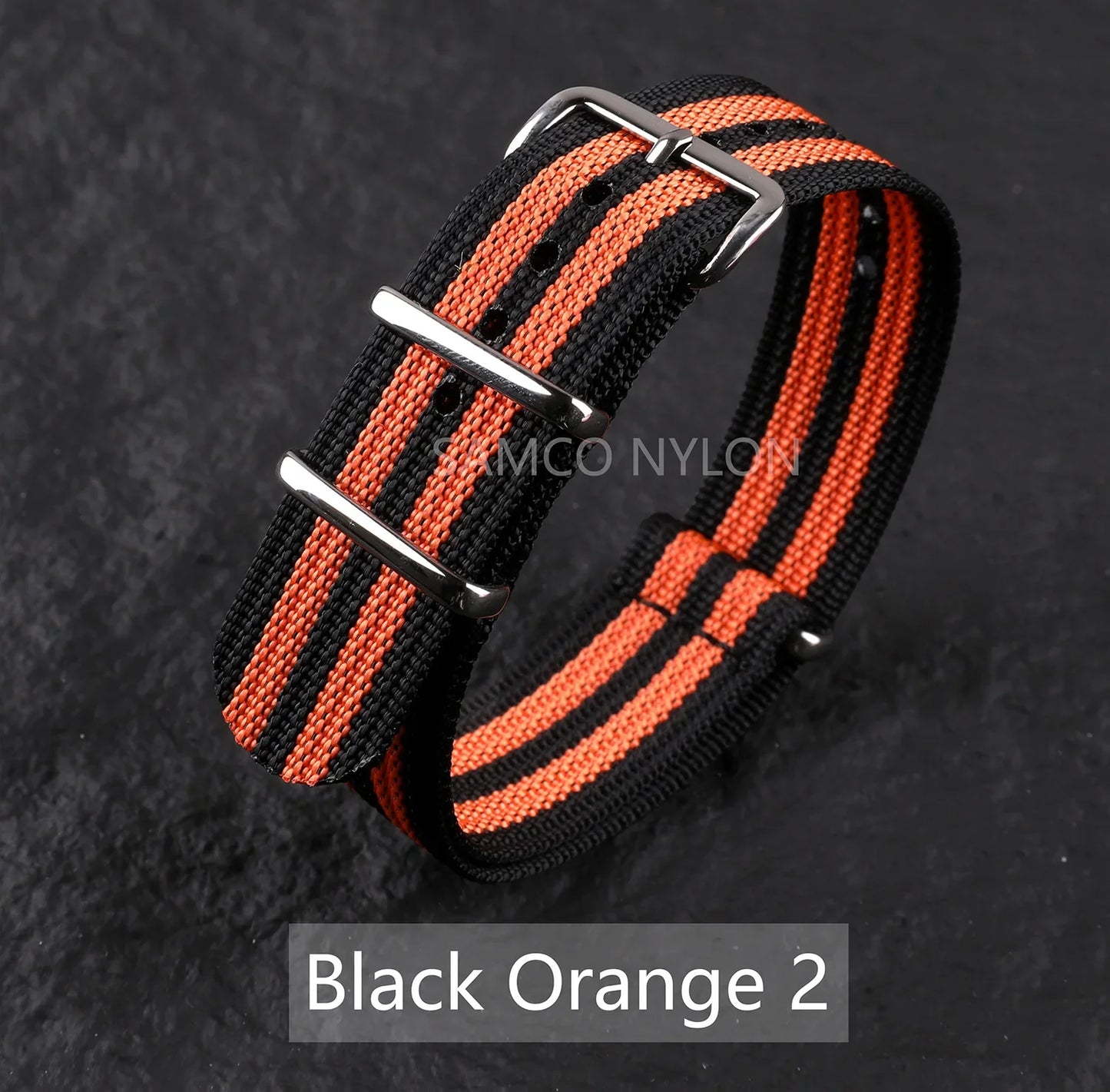 COROS Nylon Ribbed Watch Band For Smartwatch - Military Washable Strap