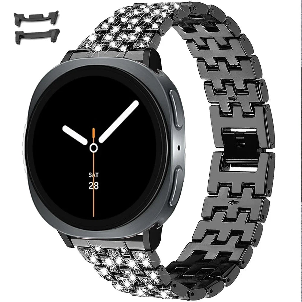 Samsung Galaxy Diamond Stainless Watch Band - Watch8/Watch8 Classic/Watch9