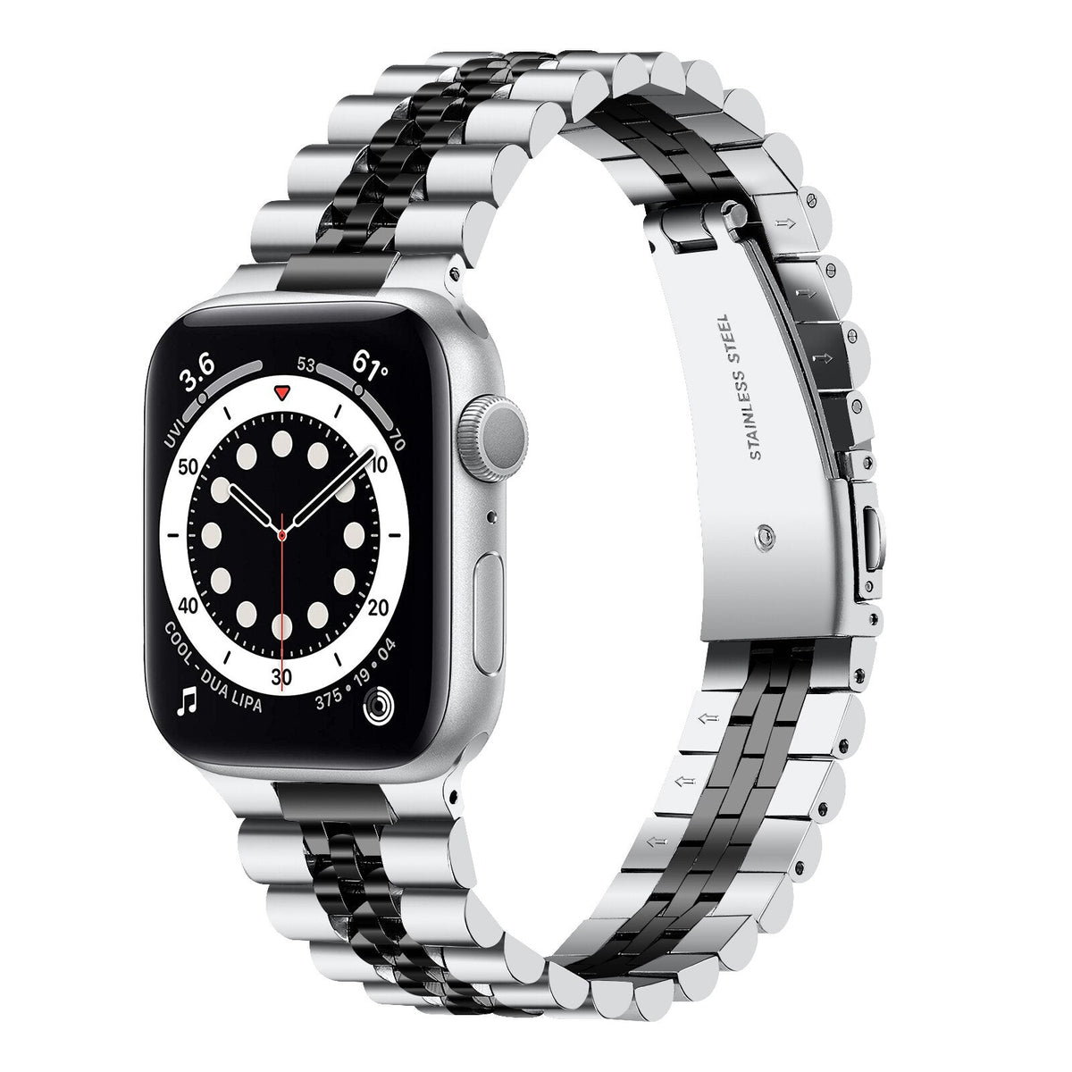 Slim Stainless Steel Apple Watch Band Series 11/10/9/8/7/6/5/4/ SE / Ultra 1/2/3
