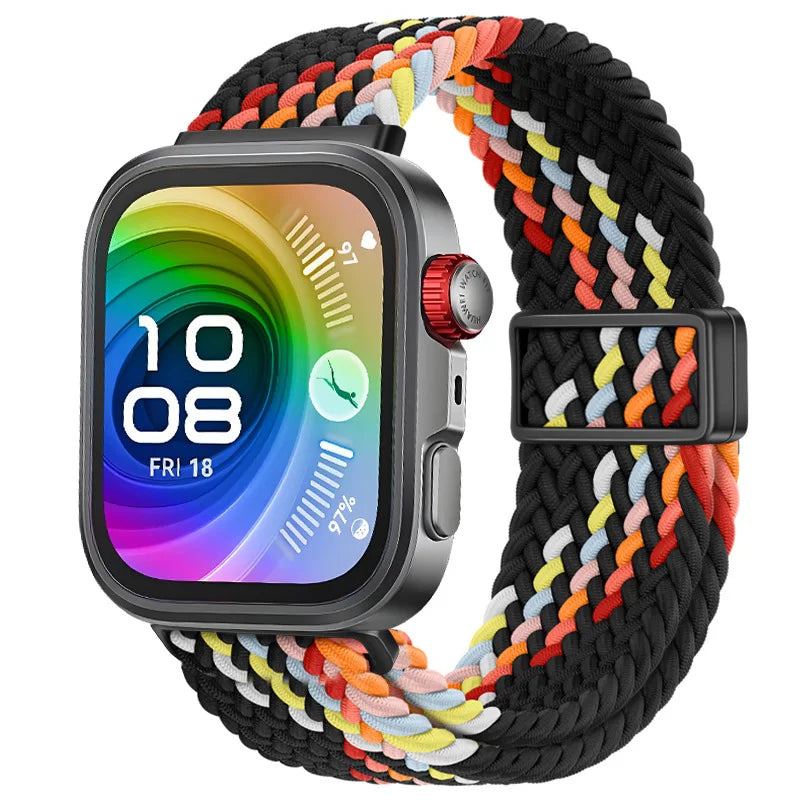 Magnetic Nylon Woven Band for Huawei Watch Fit 4 Pro / Fit 4 / Fit 3
