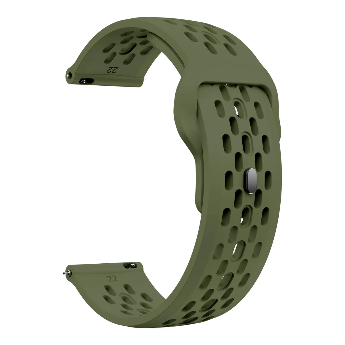 Motorola Moto Watch Perforated Silicone Sport Band, Pin-and-Tuck