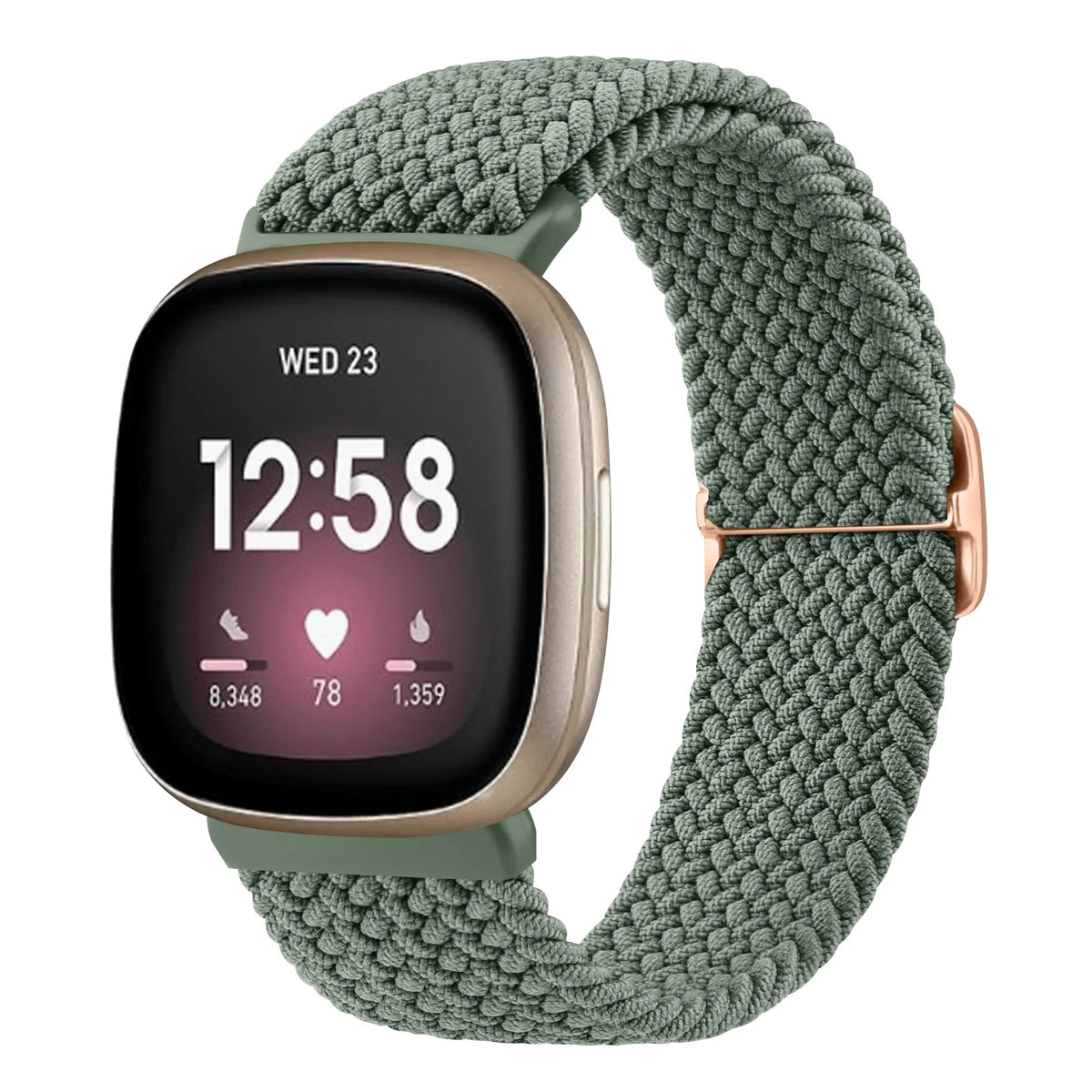 Fitbit Versa 4, Versa 3, Sense 2 & Sense Stretch Braided Loop Band