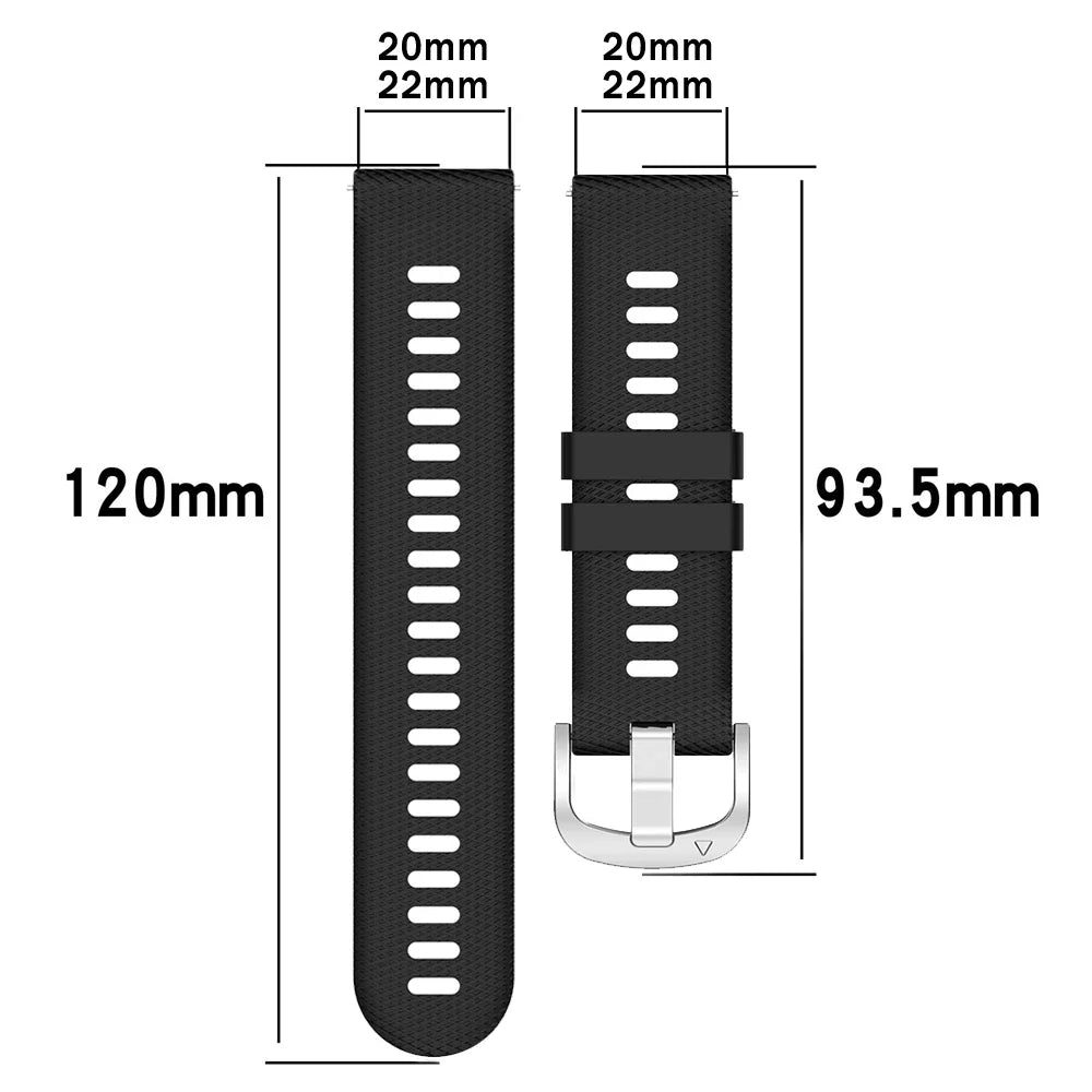 Polar Vantage, Grit X & Ignite Ridged Silicone Sport Band, 32 Colors