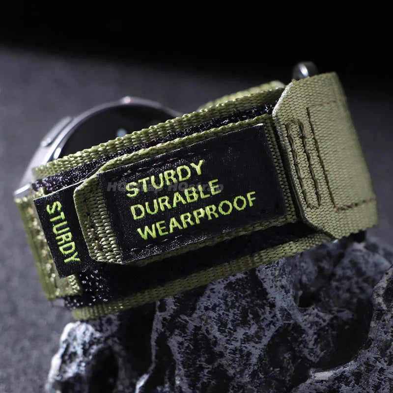 Polar Vantage, Grit X & Ignite Nylon Hook-and-Loop Band, Metal Ring