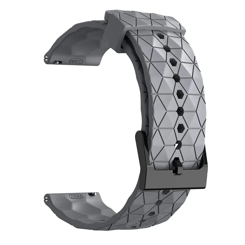Polar Vantage, Grit X & Ignite Geometric Silicone Band, Black Buckle
