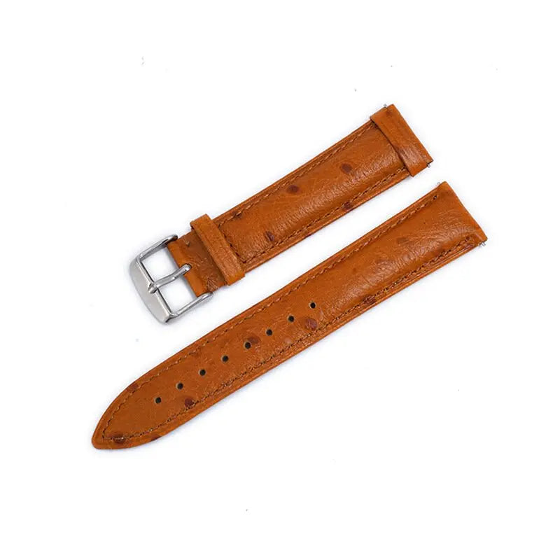 TicWatch Pro 3, E3 & GTH Ostrich-Pattern Leather Band
