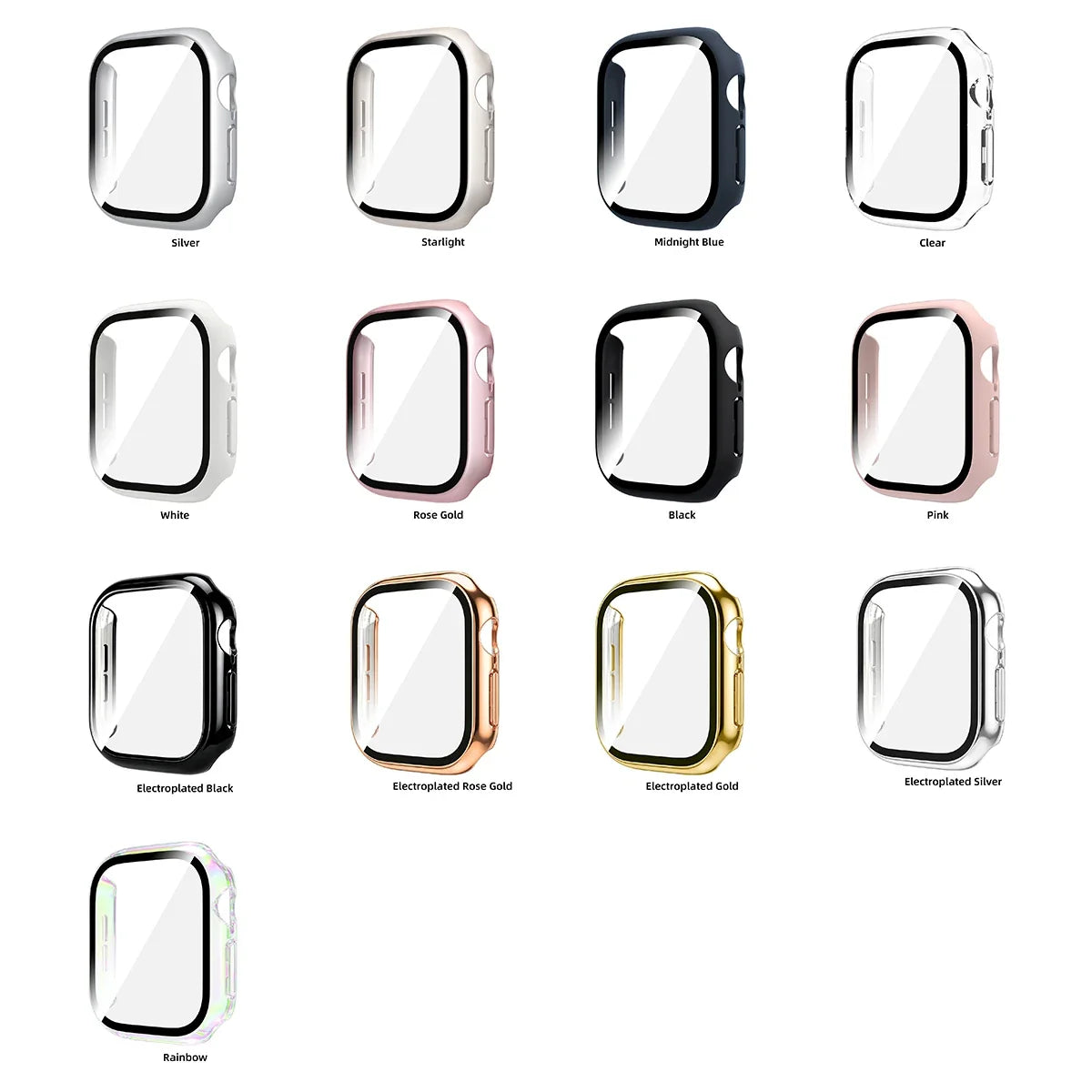 Apple Watch Series 12 Tempered Glass Case