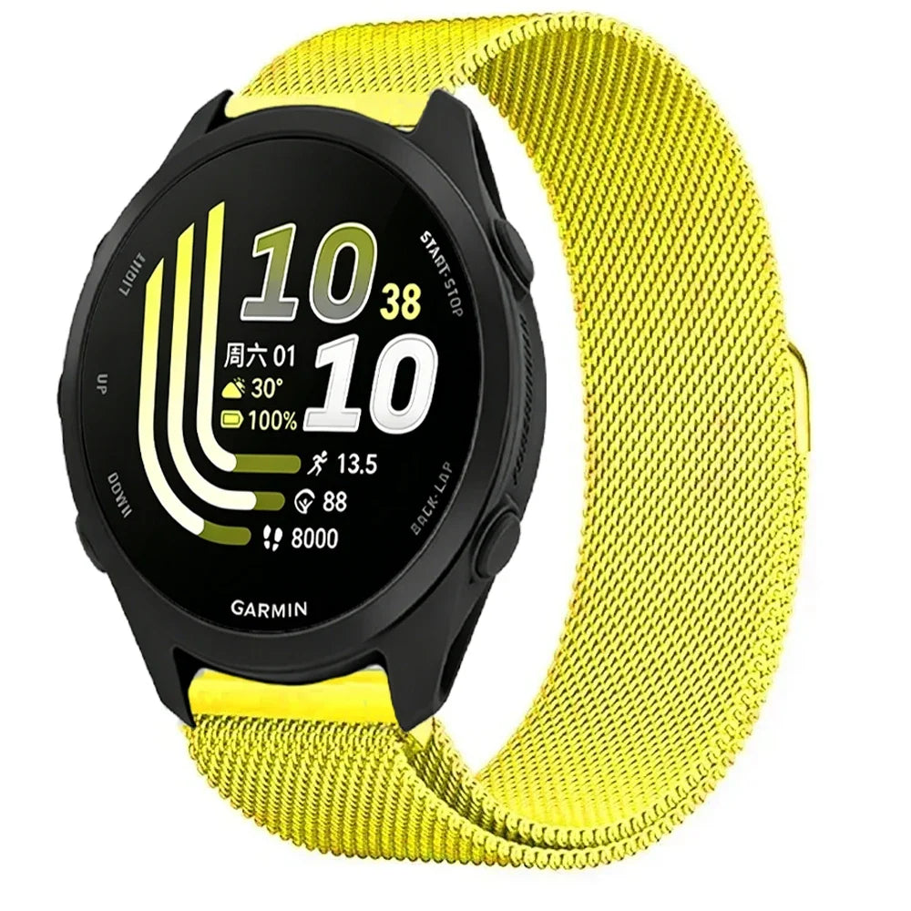 Garmin 20/22mm Quick Release Magnetic Milanese Band