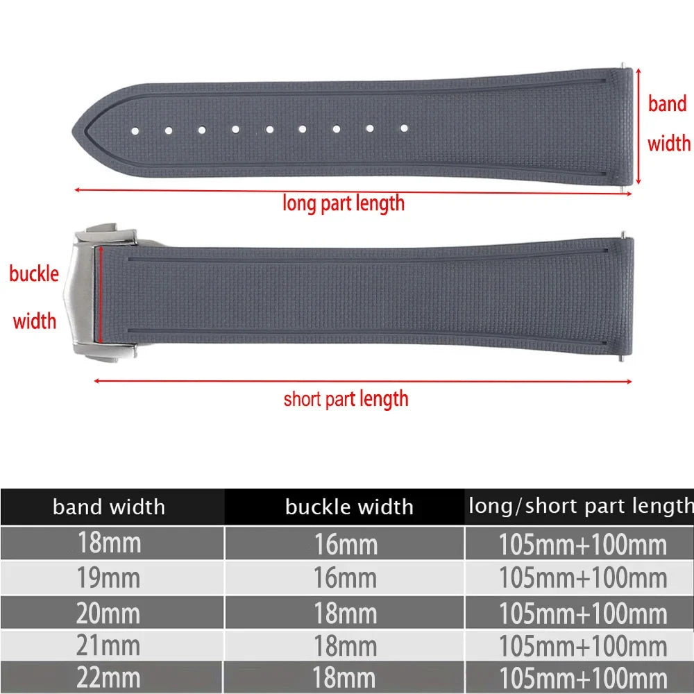 Motorola Moto Watch Sailcloth-Texture FKM Rubber Band