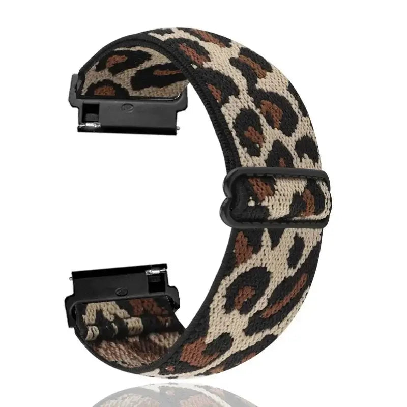 Amazfit Balance, GTR, GTS & Bip Patterned Stretch Nylon Band, Slider