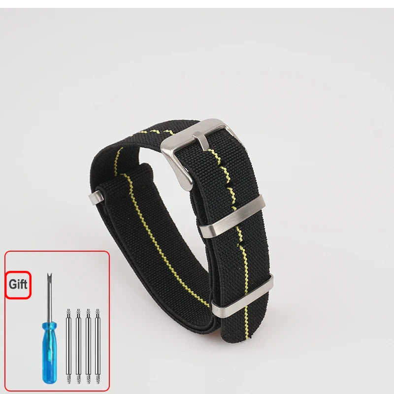 COROS Elastic Nylon Watch Band - Washable Waterproof Strap For Outdoors