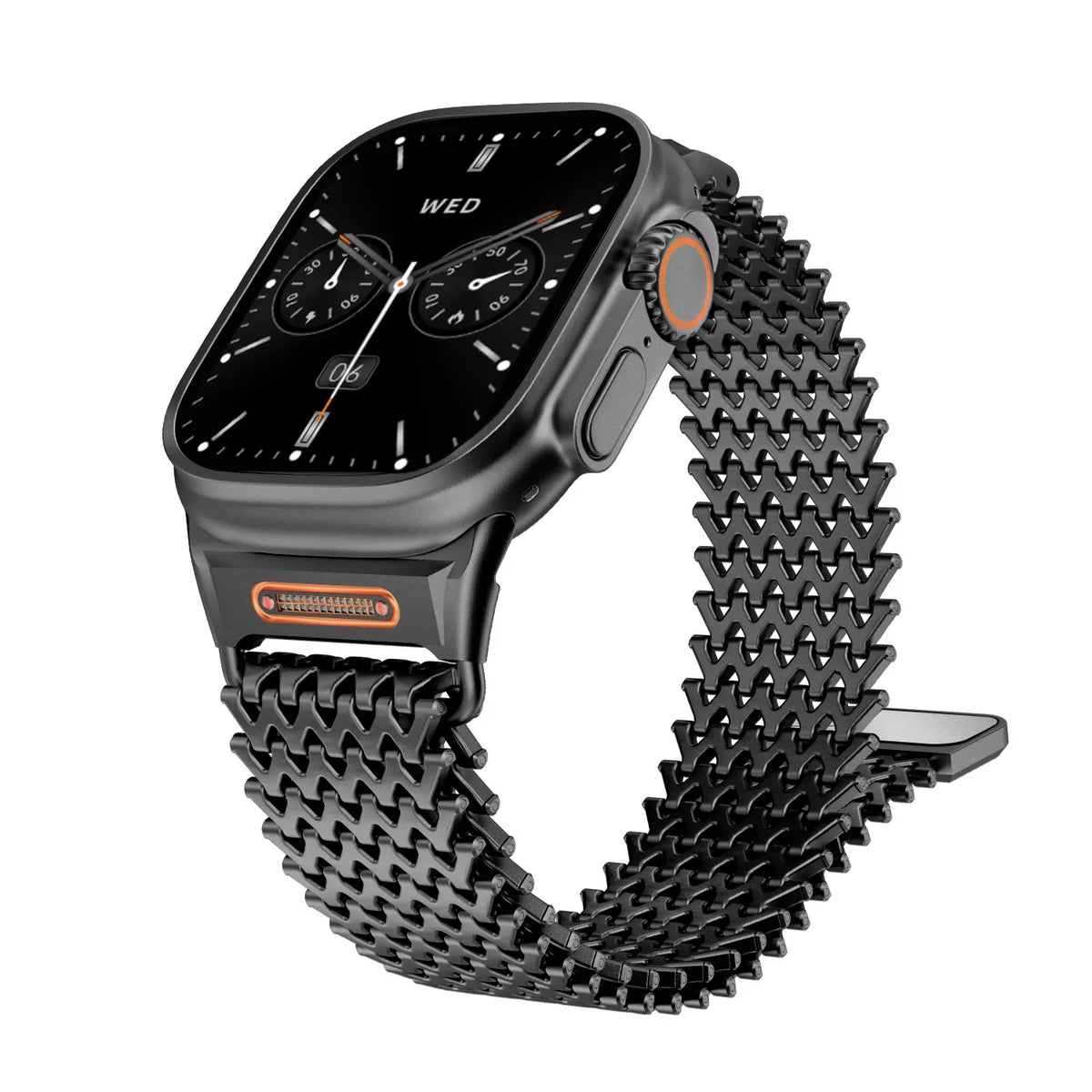 Magnetic Stainless Steel Apple Watch Band – Series 11/10/9/8/7/6/SE & Ultra 1/2/3