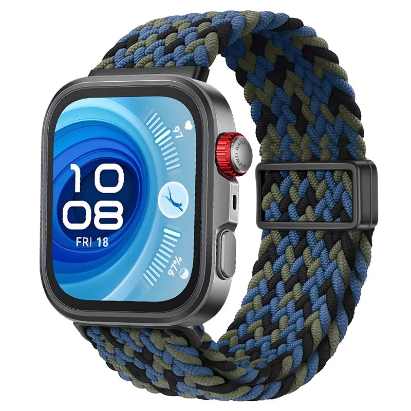 Magnetic Nylon Woven Band for Huawei Watch Fit 4 Pro / Fit 4 / Fit 3