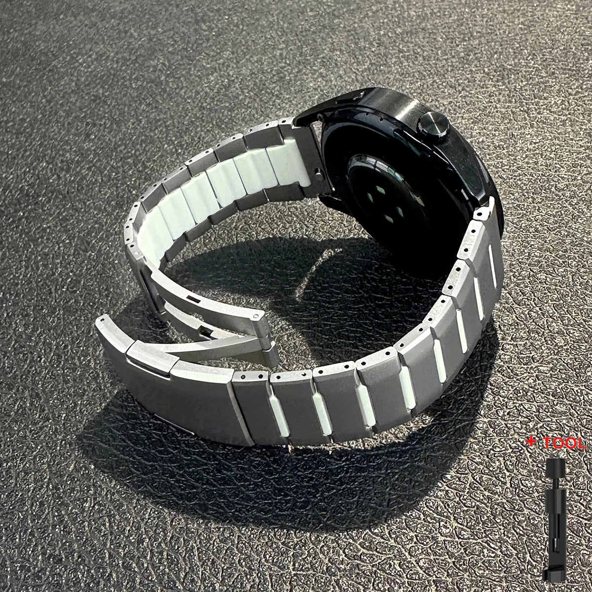 22MM Stainless Steel Watch Band for Huawei GT6 GT5 GT4 GT3 & Samsung Galaxy Watch