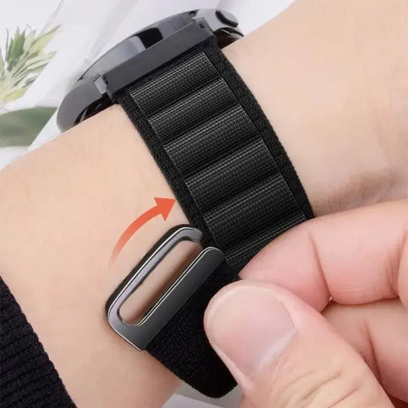 Amazfit Balance, GTR, GTS & Bip Alpine Nylon Loop Band, 18 Colors