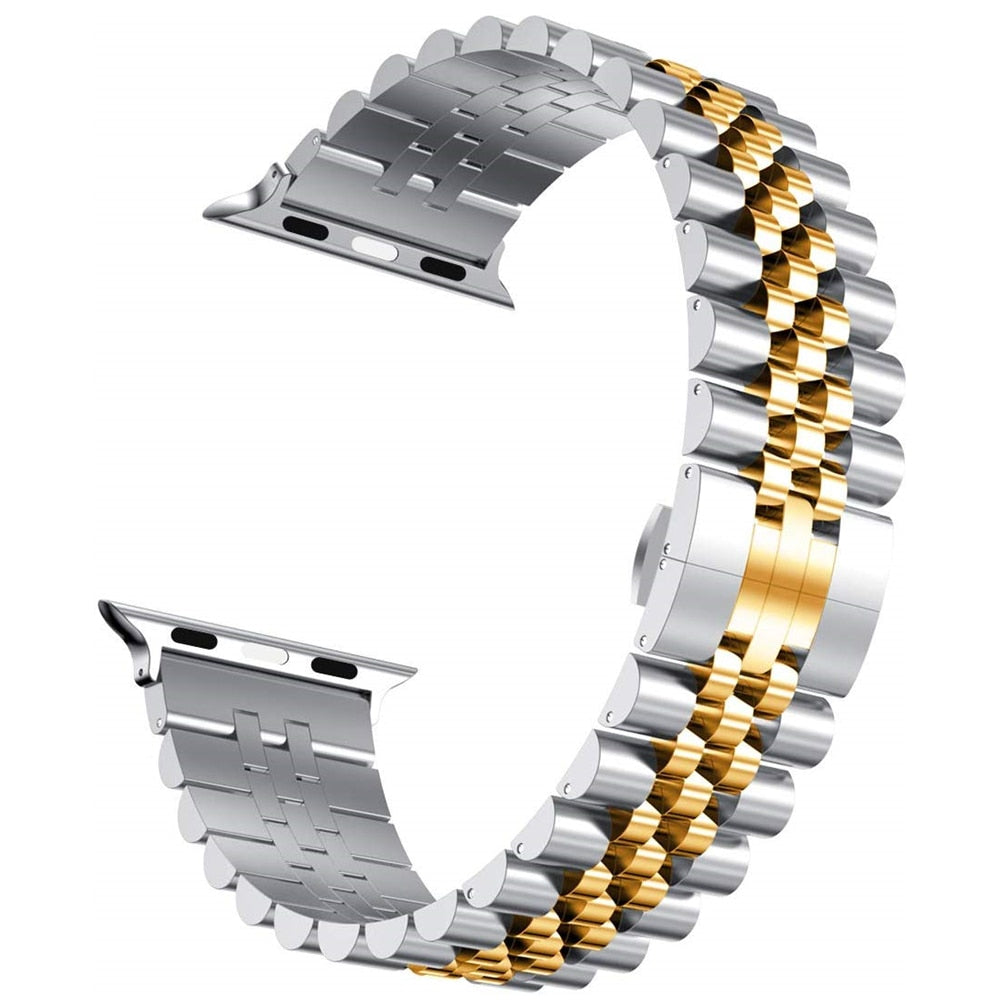 Stainless Steel Apple Watch Strap Series 11/10/9/8/7/6/5/4/ SE / Ultra 1/2/3