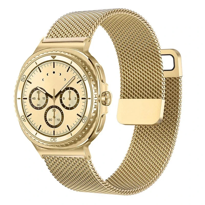 Samsung Galaxy Watch Magnetic Milanese Band | Watch 9 & 8 40mm 44mm / Watch 8 Classic 46mm / Galaxy Ultra 47mm Metal Wristband