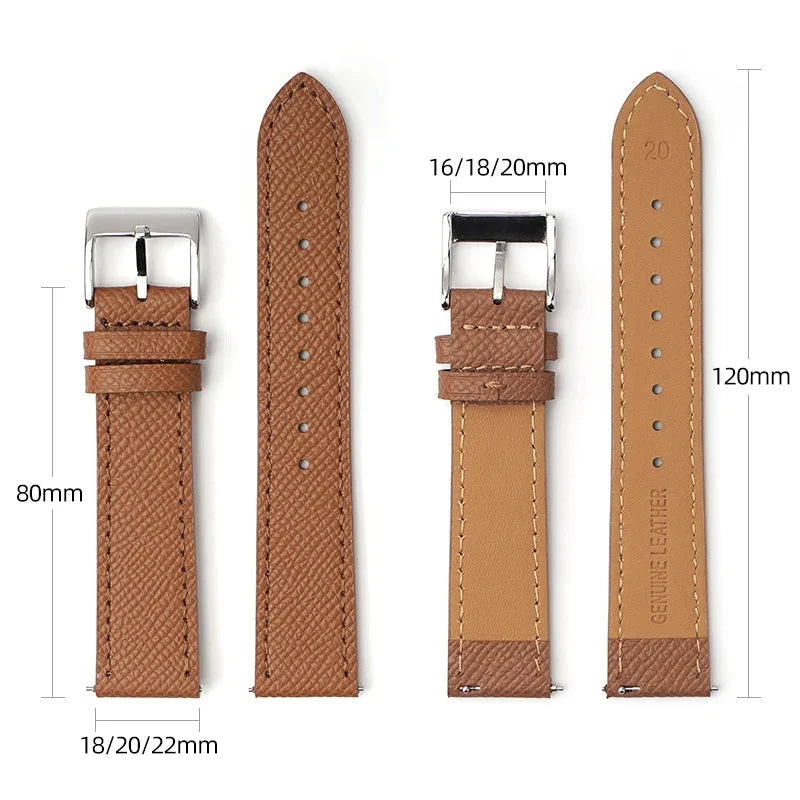 Motorola Moto Watch Epsom Calfskin Leather Band