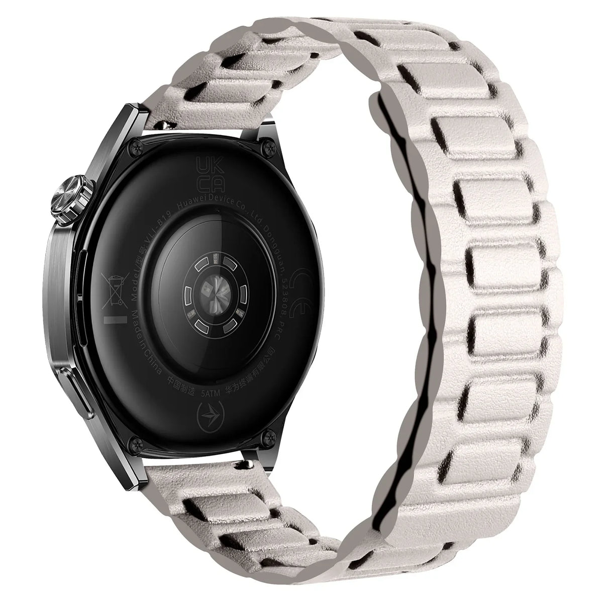 Garmin 18/20/22mm Quick Release Magnetic Leather Link Band